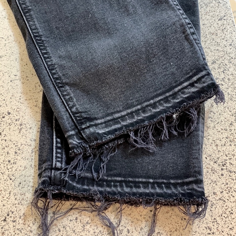 GAP VINTAGE SLIM HIGH RISE BLACK JEANS - Picture 9 of 12